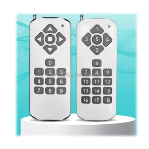 433MHz Smart Wireless Remote 18 Buttons Long Range or LED Light Control No Wiring Required