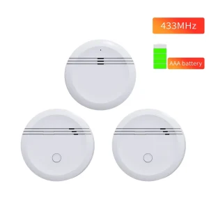 433MHz/Wi-Fi IP66 Portable ABS Wireless Smart Water Leak Alarm Detector PIR Motion Sensor App Remote Control for Home Security