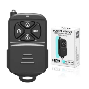 433Mhz Plastic New Design Alarm Remote Control Keyfob Controller with APP Operation and Rechargeable Battery for Home Security