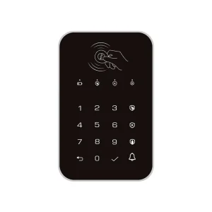 433Mhz Wireless Touch Keyboard RFID Card Arm or Disarm Password Keypad for Home Security Alarm Support Tuya Smart System