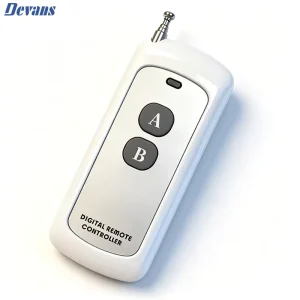 433mhz ABCD Wireless RF Smart Home Garage Door Remote Control 4 Channels Easy to Replace Battery Durable Metal Material