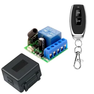 433mhz ABS Smart LED Control Switch 12v 1 Channel RF Remote Transmitter 10A Wireless Relay Receiver DC Metal Remote Control