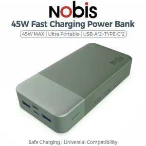 45W 45 W 20000mAh 20000 MAh Compact PD3.0 Fast Charging Smart Led Digital Display Powerbank Portable Power Bank for Mobile Phone