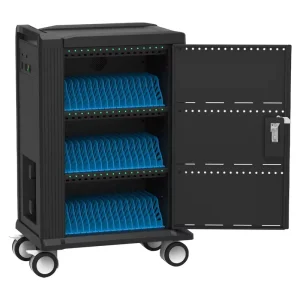 48 Port USB Mobile Phone Charging Cabinet Smart Storage Cart for Classroom Office School