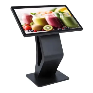 49 Inch Interactive Touchscreen LCD Display Information Kiosk for Retail Store Advertising and Shopping Use