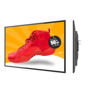 49″ Smart Android Wall Mounted Touchscreen LCD Digital Signage Display with Full HD for Elevator Retail or Office Use