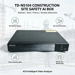 4CH Edge AI Analysis Box for Construction & Canteen