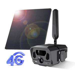 4G 2.7K Solar Security Camera 4G AI Smart Human Vehicle Recognition Outdoor Two Way Audio Camera with Solar Panel
