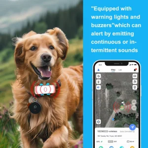 4G/2G Smart Pet GPS Tracker Collar with Real Time Location Tracking for Dogs and Cats Pet IP65 Waterproof Pet Tracker