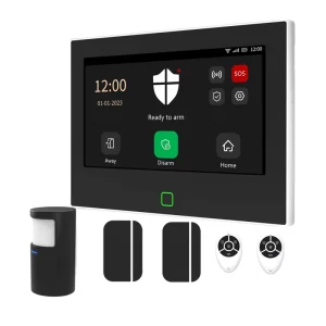 4G 7-inch Wired Wireless Smart Security Alarm System Kit APP Remote Control OTA Upgrade for Home Security 5000mAh Battery