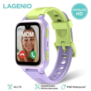 4G AI Kids Smart Watch 1.78″ AMOLED Android 8.1 5MP GPS WIFI LBS Tracking Video Call SOS IP68 RoHS Children Smartwatch