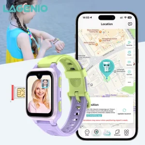 4G Digital Kids Watches GPS+LBS+A_GPS+WIFI NIO AI Writing Assistant Video Call Reach Smart Watch for Children