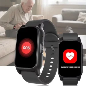 4G Elderly Smartwatch With GPS WiFi LBS Location SOS Calling Health Monitoring Fall Detection Alarm for Seniors,Kids