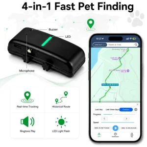 4G GPS Pet Tracker IP68 Waterproof Mini Smart Dog Cat Tracking Anytime Anywhere Cheapest Stock