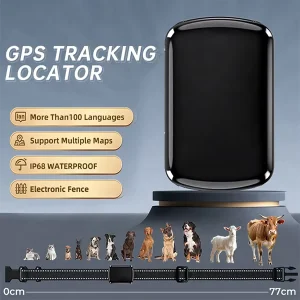 4G GPS Pet Tracker Smart IP68 Waterproof Real Time Locator Long Battery Dog Cat Outdoor Lost Pet Search