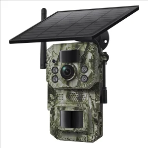 4G GPS Solar Powered Wildlife Camera Smart Dual PIR Hunting Camera Outdoor HD Security Protection Trail Camera