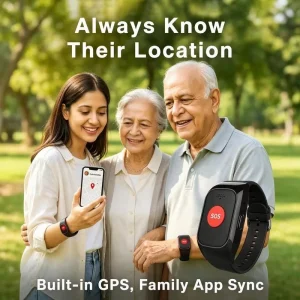 4G GPS Tracker Smart Bracelet for Elderly Care Fall Detection Emergency Response System Alzheimer Health Monitor Emergency Call