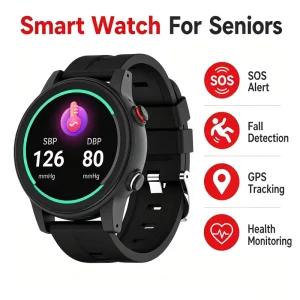 4G GPS Tracking Health Care Elderly Watch with Location Tracker Telecare Support API SDK OEM ODM Senior Health Monitor Watch