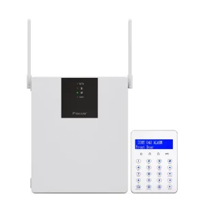 4G GSM Smart Alarm Control Panel 64 Wireless Devices 8 Wired Zones 4K Camera Support WiFi LAN Security with App
