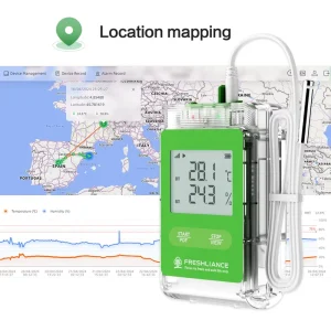 4G Global Real-Time GPS Temperature Data Logger with Cloud Platform for Cold Chain Transport