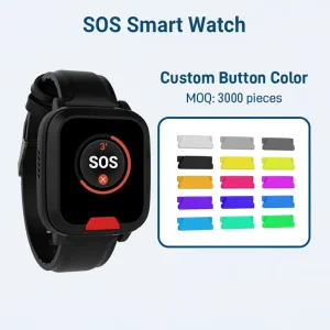 4G IP67 Waterproof Telehealth Care Heart Rate Monitor Emergency Calling Elderly Senior SOS Smart Watch GPS Tracker