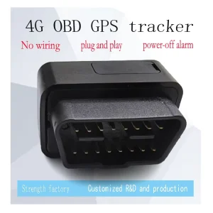 4G In vehicle OBD tracker Plug and play for Car Truck Anti theft Tracking Real time GPS BeiDou Positioning Electronic Fence