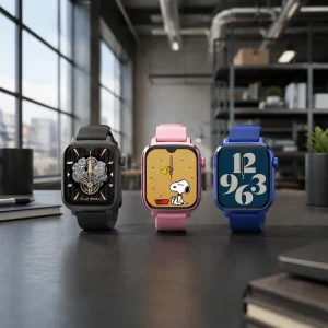 4G Kids Android 8.1 GPS Smart Watch Silica Gel Band Heart Rate Monitor Video Call Voice Chat Call Reminder