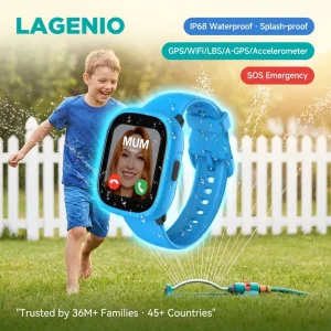 4G Kids Smart Watch 1.7inch Full Touch Screen GPS Tracking Video Call SOS Alarm Smart Watch for Children Safety