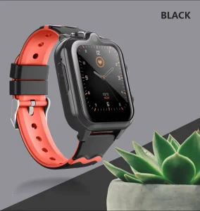 4G Kids Smart Watch Square IP67 Waterproof Dual Camera Video Call 1.69 Inch Touch Screen Android GPS SIM Card KT18Pro