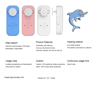 4G LTE GPS Tracking Device Real Time Positioning Mini Portable Personal Tracker SOS Alarm Electronic Fence for Kid Pro
