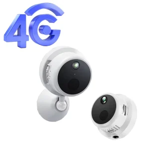 4G LTE SIM Card Security Camera CMOS Sensor 3MP Night Vision APP Control Battery Powered for Smart Home Indoor Use