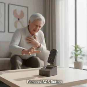 4G Real time GPS Tracking Smart Elderly Telecare Solution Wireless SOS Emergency Call Button with Fall Detection