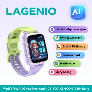 4G SIM Card AI Kids Smart Watch GPS Tracker Anti-Lost Positioning SOS Video Chat Android Smart Watch