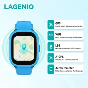 4G SIM Card Kids Smart Watch Phone GPS WIFI LBS Position SOS Alarm Video Chat FCC Smartwatch for Children Safe