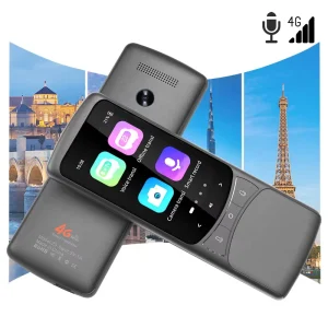 4G SIM Portable Voice Translator Device with 138 Languages, Recording and Photo Translation, Z3-4G
