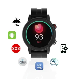 4G SOS Communication Device Health Medical Fall Alert Smart Watch for Seniors & Elderly GPS Monitoring