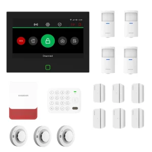 4G WIFI Burglar Wireless Home Security System Kit Door Sensor PIR Detector Anti Theft Alarm System