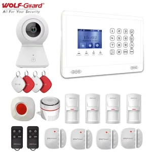 4G WIFI GSM Home Security Alarm System with IP Camera CE Certified