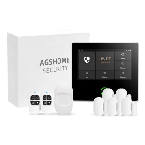 4G Wi Fi Burglar Alarm System PIR Motion Sensor 5 7m Detection OEM Easy DIY Install SOS Smart App