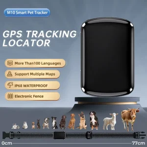 4G WiFi LBS Real Time Mini Ip67 Waterproof Cat Dog Smart GPS Tracker for Dogs Cat Collar for Small Cats Dogs Locator Tracker Pet
