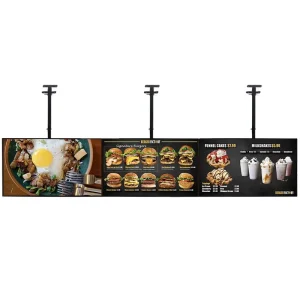 4K 32′ 43′ 55′ Wall Mount Android Smart LCD Display Board Indoor 4K TFT Video Advertising Display for Retail Stores