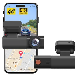 4K 4G Dual Lens Dash Cam GPS Tracker with SIM Card WiFi App Control & Remote Live Video Factory