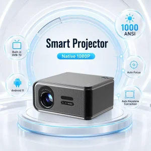 4K 5 Inch LCD Video Game Player Beam Proyector Smart Wifi BT Music Speaker Home Cinema Theater Film Movie Projector