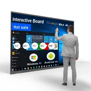 4K 65 75 85 98 118 Inch Touch Screen Multi Language Lcd Smart Board Interact Board Android Interactive Whiteboard
