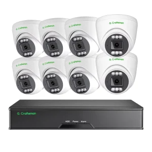 4K 8Channel 8MP NVR 5MP Security Camera System Indoor Outdoor Home PoE Kit CCTV IP Surveillance System
