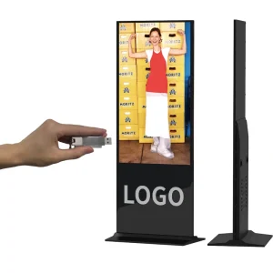 4K Advertising Player 32 43 55 65 70 75 Inch LCD Digital Signage and Displays Wifi USB Vertical Standalone Totem Touch Screen