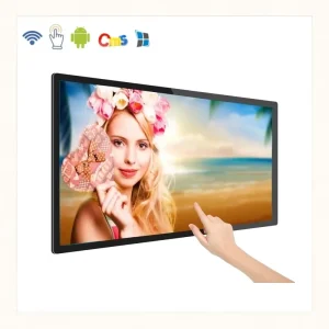 4K Android Smart 32 43 49 55 Inch Capacitive Touch Screen Digital Poster Animation for Retail Restaurant Shopping Mall CMS