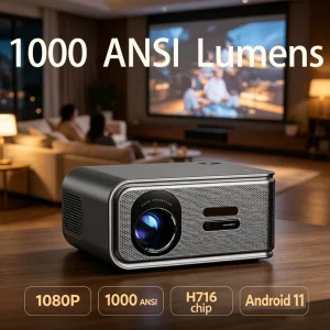4K Android Smart Projector Full HD Home Theater Video Projector Built in WiFi Education Projector Supplier