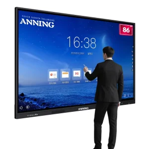 4K Interactive Flat Panel Touch Screen Whiteboard LCD 55 65 75 85 86 98 Inch Smart Boards Display for Classroom Business