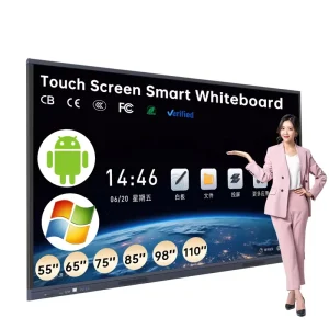 4K Interactive Panel Smart Board Electronic Touch Screen Whiteboard 55 65 75 86 98 Inches Blackboard